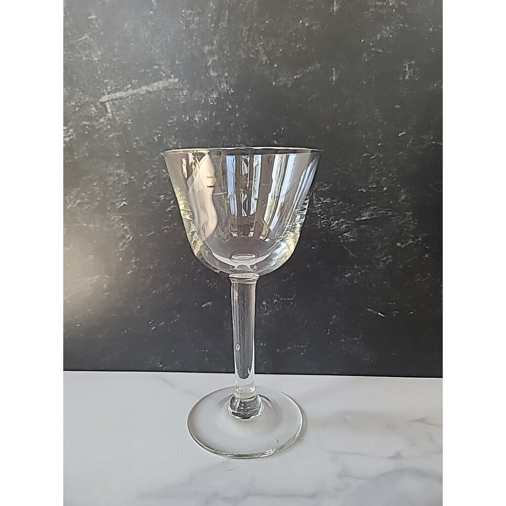 Vintage Clear Sour Stem Glass